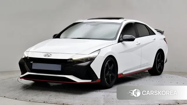 Hyundai Avante (CN7) 2022 Белый из Кореи