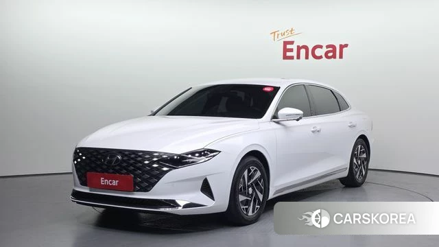 Hyundai The New Grandeur IG Hybrid 2021 Белый из Кореи