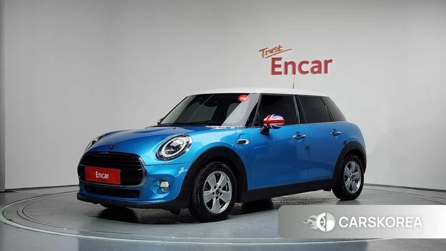 Mini Cooper 2019 Небесно-голубой из Кореи