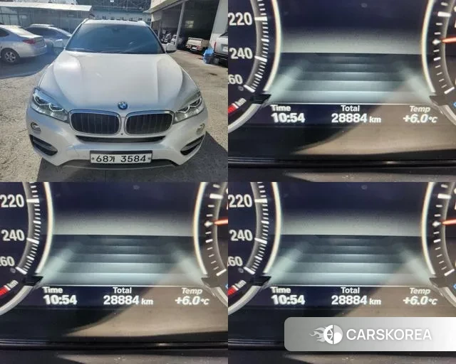 BMW X6 (F16) 2019 Белый из Кореи