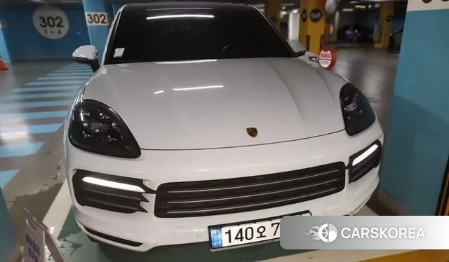 Porsche Cayenne (PO536) 2021 Белый из Кореи