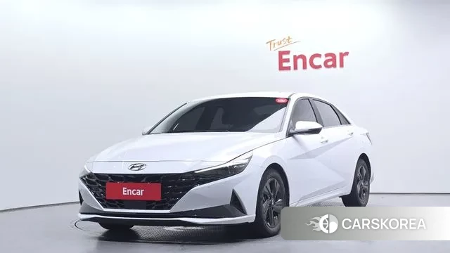 Hyundai Avante (CN7) 2020 Белый из Кореи