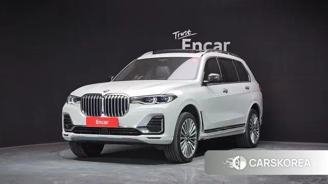 BMW X7 (G07) 2021 Белый из Кореи