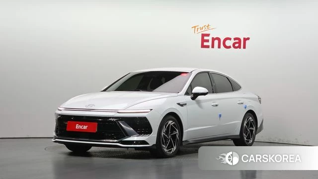 Hyundai Sonata D Edge Hybrid (DN8) 2023 Белый из Кореи