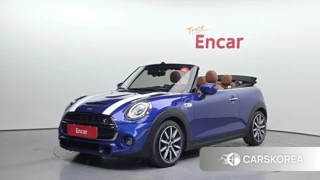 Mini Cooper S Convertible 2021 Синий из Кореи