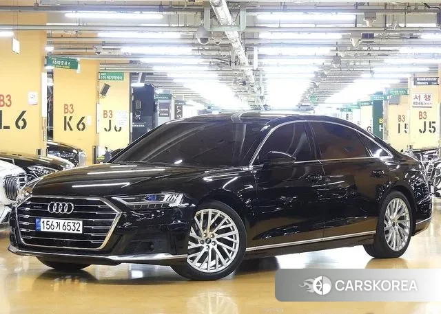 Audi A8 (D5) 2021 Черный из Кореи