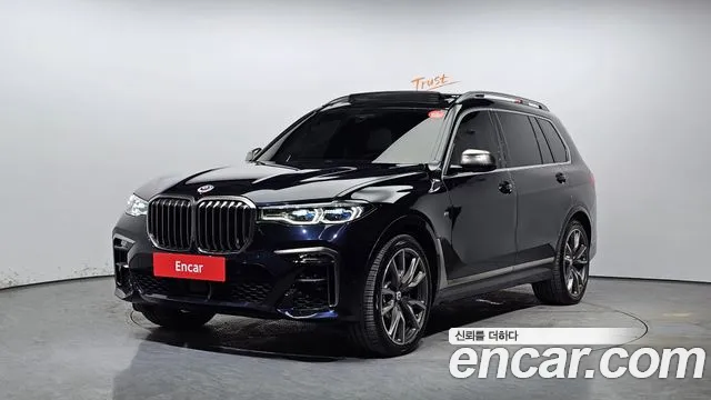 BMW X7 (G07) 2022 Синий из Кореи
