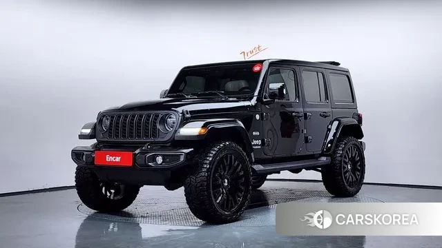 Jeep Wrangler (JL) 2021 Черный из Кореи