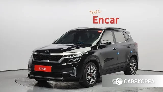 Kia Seltos 2020 Черный из Кореи