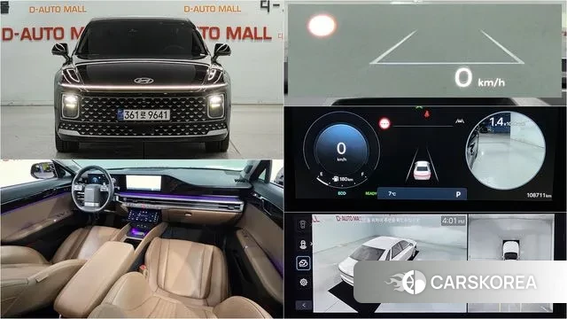 Hyundai Grandeur Hybrid (GN7) 2023 Черный из Кореи