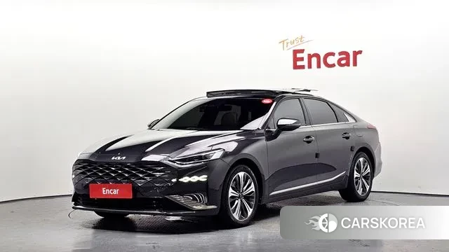Kia K8 Hybrid 2021 Черный из Кореи