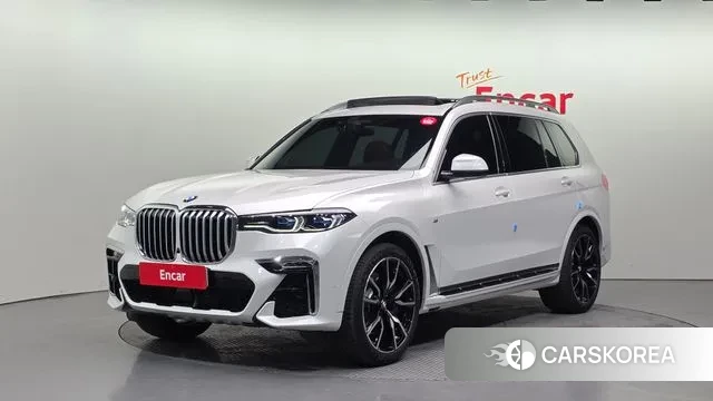 BMW X7 (G07) 2021 Белый из Кореи