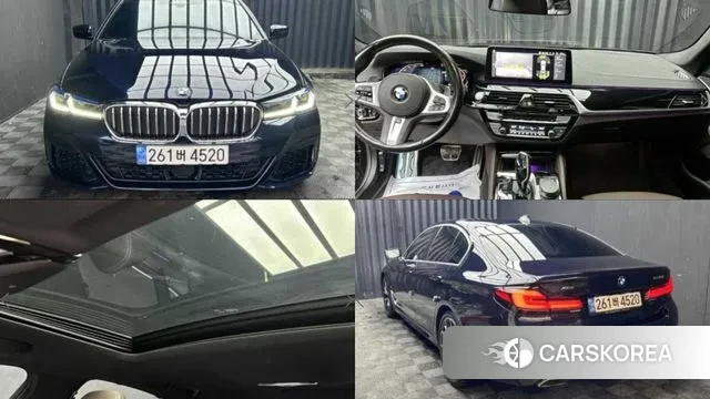 BMW 5 Series (G30) 2022 Черный из Кореи