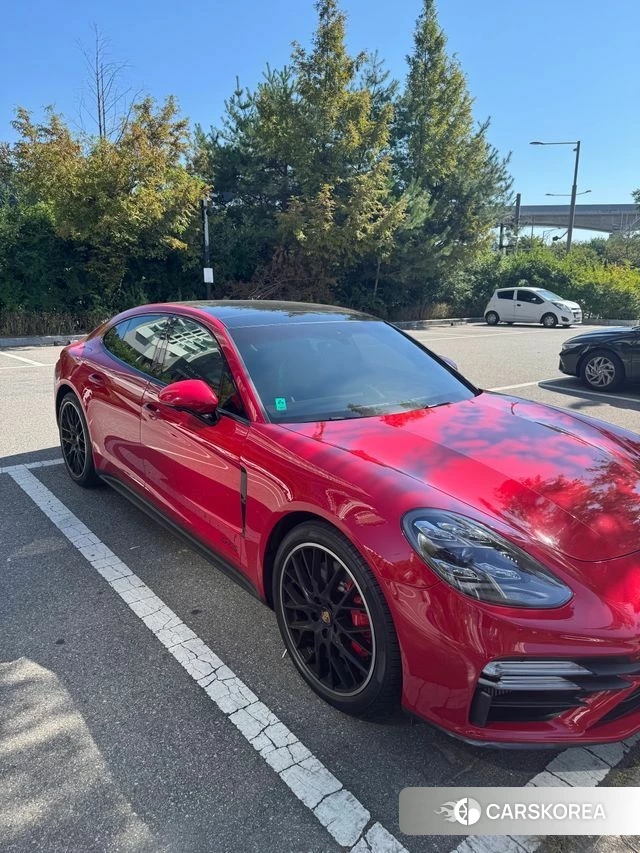 Porsche Panamera (971) 2021 Красный из Кореи