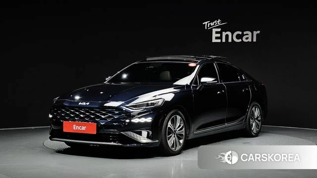 Kia K8 Hybrid 2023 Синий из Кореи