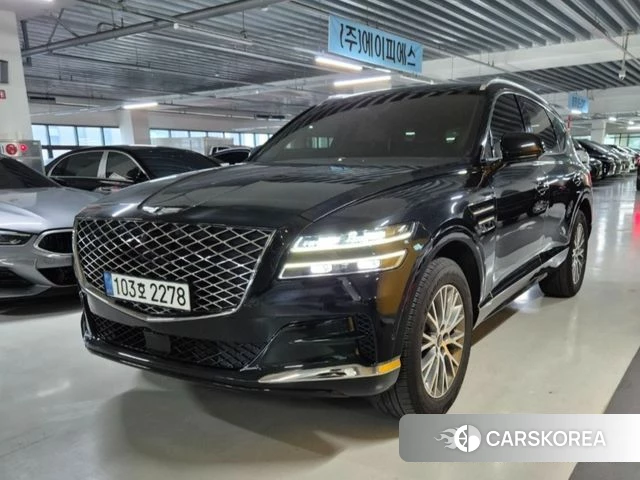 Genesis GV80 2021 Черный из Кореи