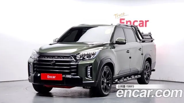 Ssangyong The New Rexton Sports Cannes 2022 Темно-зеленый из Кореи