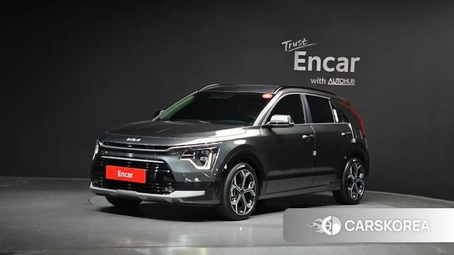 Kia Di Ol Nu Niro 2024 Серый из Кореи
