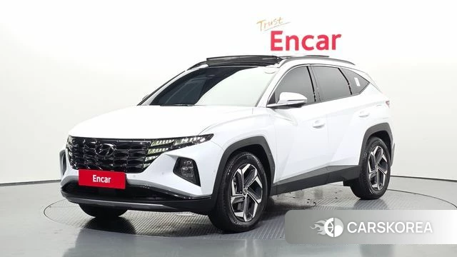 Hyundai Tucson Hybrid (NX4) 2023 Белый из Кореи