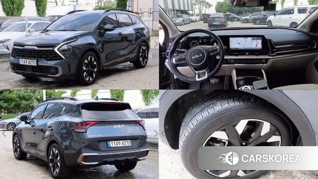 Kia Sportage 5th Generation 2021 Серый из Кореи