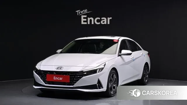 Hyundai Avante (CN7) 2020 Белый из Кореи