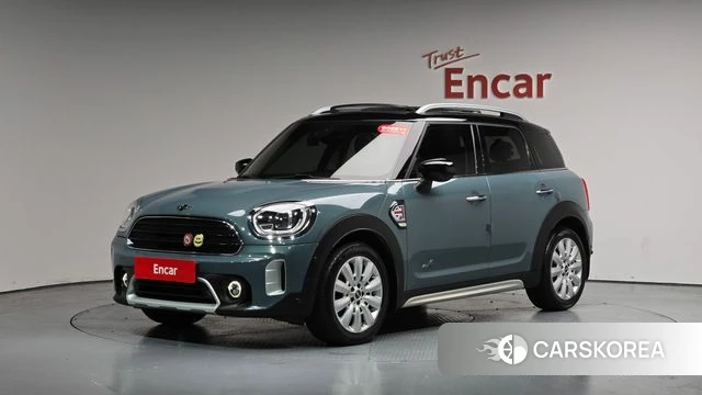 Mini Cooper D Countryman 2021 Небесно-голубой из Кореи