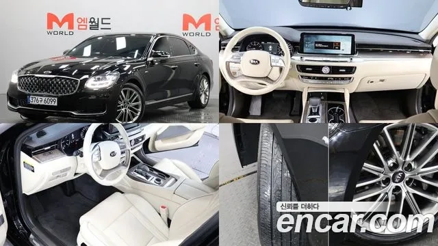 Kia More K9 2021 Черный из Кореи