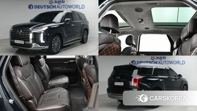 Hyundai The New Palisade 2023 Зеленый из Кореи