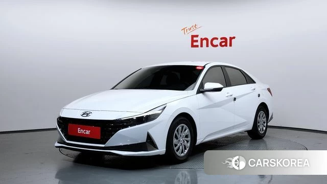 Hyundai Avante (CN7) 2021 Белый из Кореи