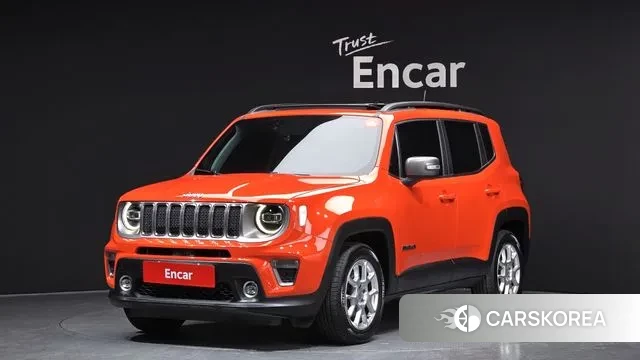 Jeep Renegade 2021 Оранжевый из Кореи