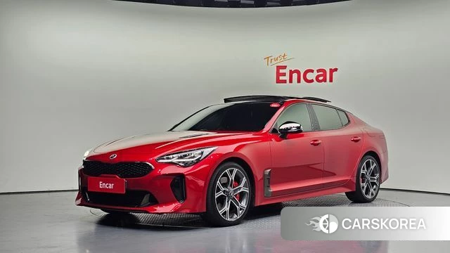 Kia Stinger 2018 Красный из Кореи