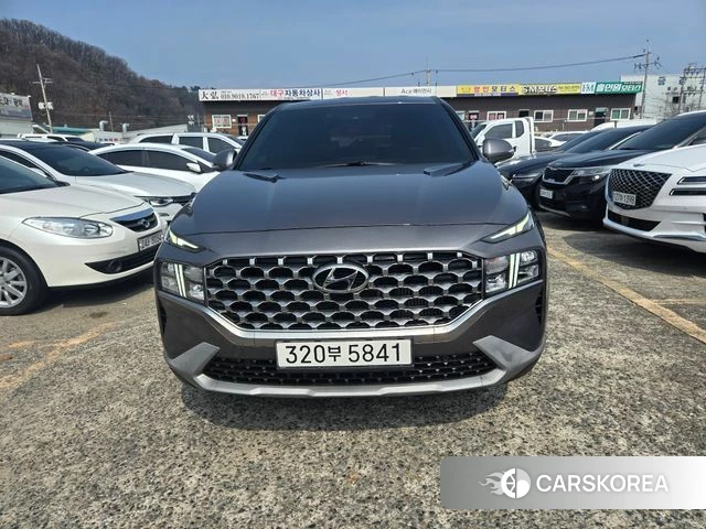 Hyundai The New Santa Fe 2022 Серый из Кореи