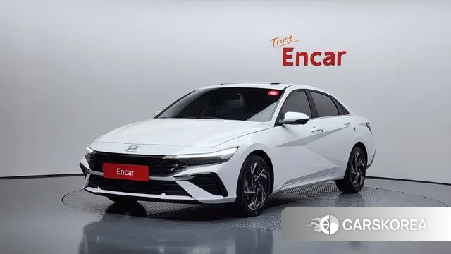 Hyundai The New Avante (CN7) 2023 Белый из Кореи