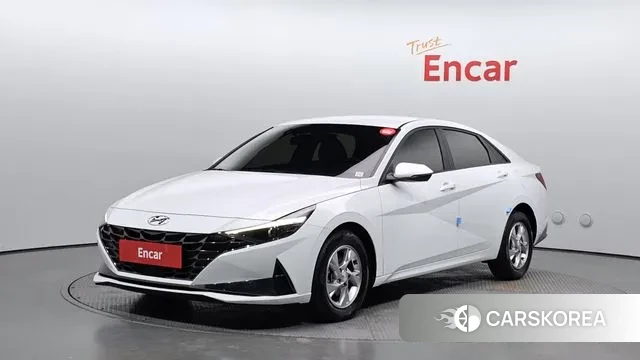 Hyundai Avante (CN7) 2021 Белый из Кореи
