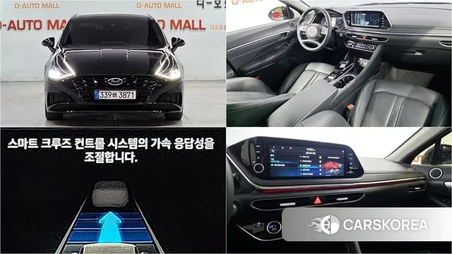 Hyundai Sonata (DN8) 2021 Черный из Кореи