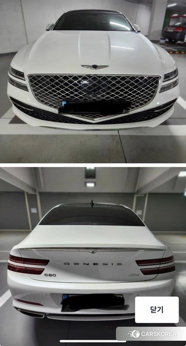 Genesis G80 (RG3) 2020 Белый из Кореи