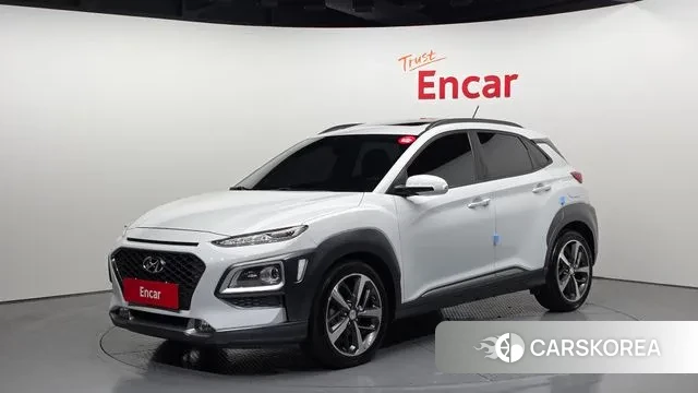 Hyundai Kona 2018 Белый из Кореи