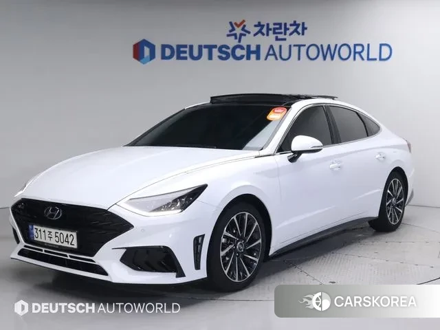 Hyundai Sonata (DN8) 2022 Белый из Кореи