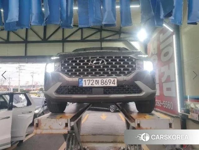 Hyundai The New Santa Fe 2022 Серый из Кореи