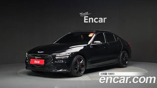 Genesis The New G70 2021 Черный из Кореи