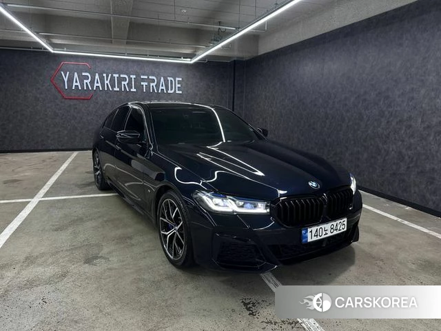 BMW 5 Series (G30) 2023 Синий из Кореи