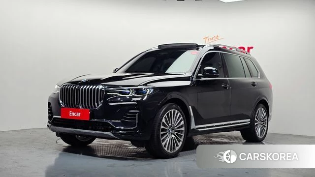 BMW X7 (G07) 2020 Черный из Кореи