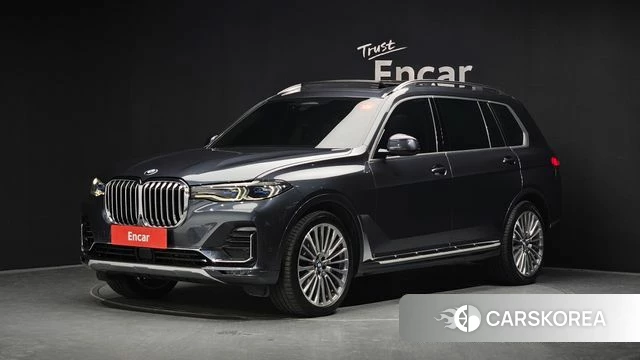 BMW X7 (G07) 2021 Серый из Кореи