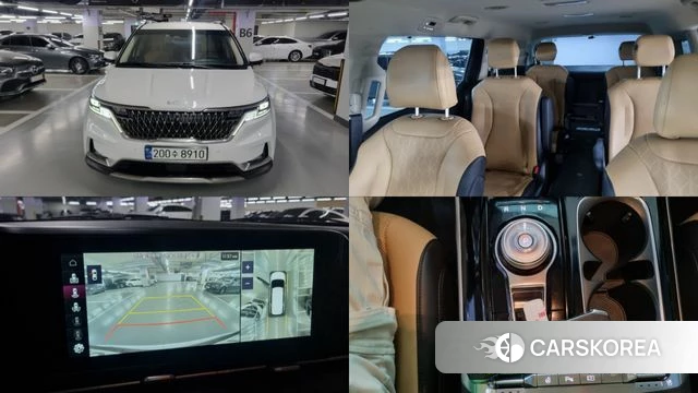 Kia Carnival 4th generation 2023 Белый из Кореи