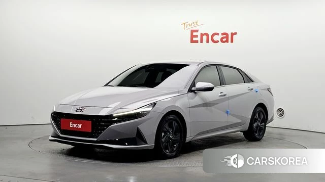 Hyundai Avante (CN7) 2021 Серебристо-серый из Кореи