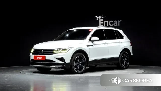 Volkswagen Tiguan second Generation 2021 Белый из Кореи