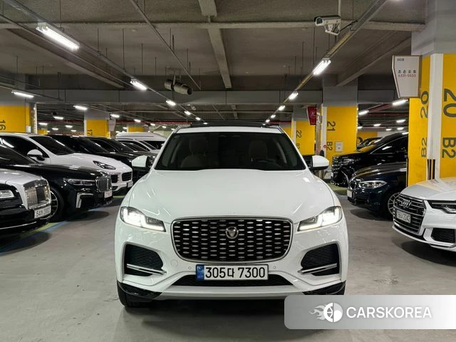 Jaguar F-PACE 2022 Белый из Кореи