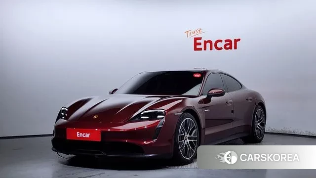 Porsche Taycan 2022 Красный из Кореи