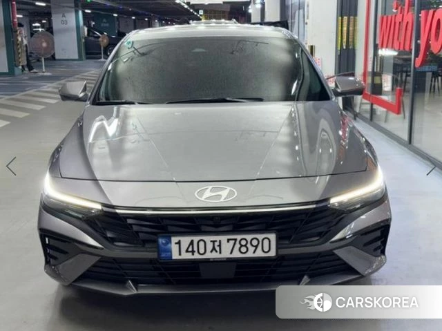 Hyundai The New Avante (CN7) 2023 Серебристо-серый из Кореи