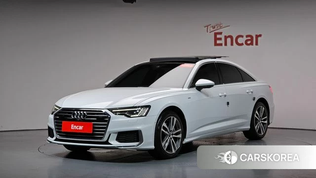 Audi A6 (C8) 2021 Белый из Кореи